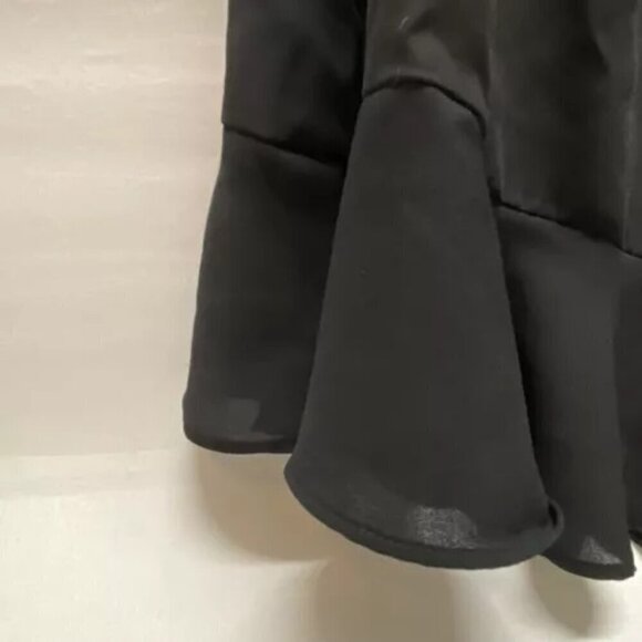 Express Mini Dress Women's Large Black Off Shoulder Lightweight Pullover NWOT - Picture 5 of 12